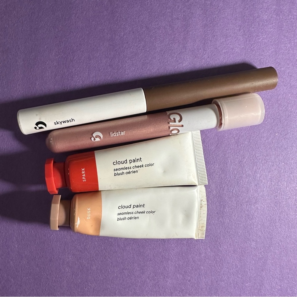 Glossier | Bundle cloud paints, lidstar, skywash